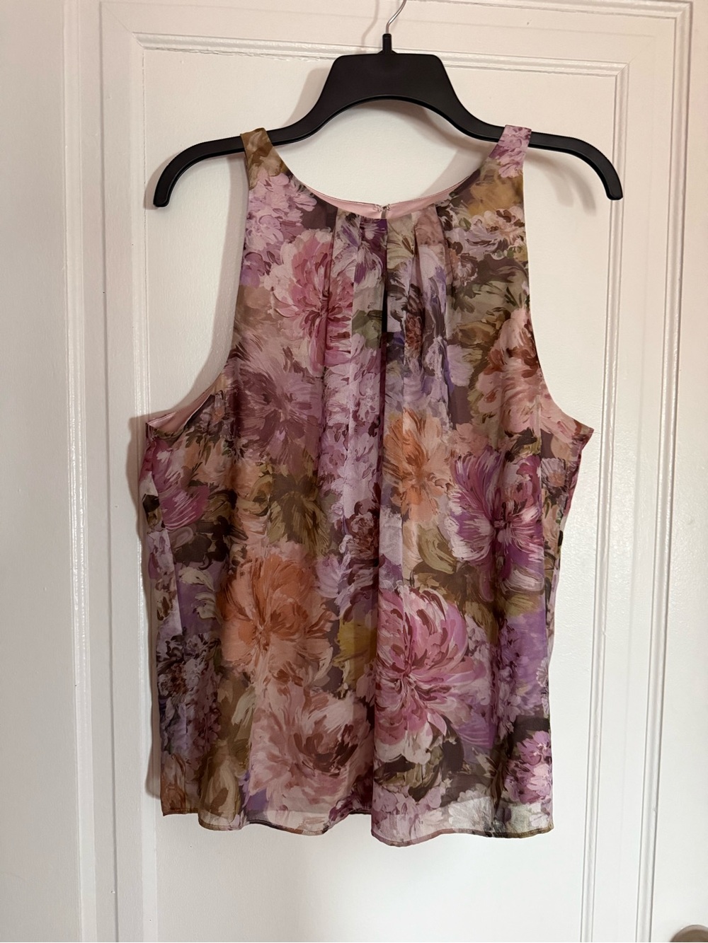 RW&CO. Floral Sleeveless Camisole in Pink and Olive